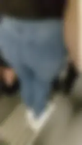 Cute little ass at the train station with a VPL