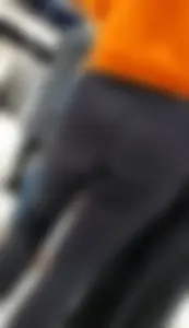Yummy booty in leggings  slight VPL!