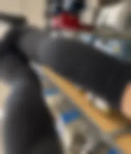 (Upshots, OC) Blonde with FAT ASS in scrunch leggings