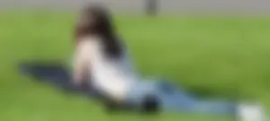 Lying in sun