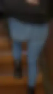 Sexy Candid Butt in Tight Blue Jeans Street Creepshots