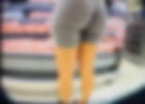 Latina Booty in Grey Spandex + VTL