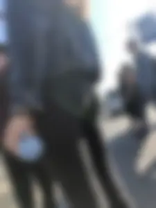 Candid Girl With a Perfect Ass in Tight Black Jeans Street Crosswalk Creepshots Collection