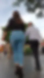 The boyfriend never found out that he was filming his girlfriend’s tremendous ass