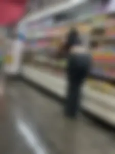 Big tit Latina/Visible thong /bubble flares/ tight sweats