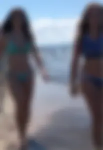 Gorgeous beach teens
