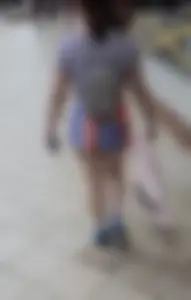 Thick cheeks in shorts at the mall [OC]