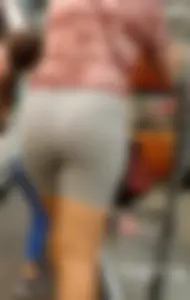 Latina Milf VTL in Spandex Shorts