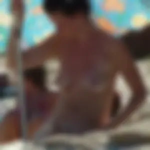 Nude beach and topless girls