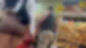 Asian hottie showing off her amazing ass at Trader Joe’s (OC)