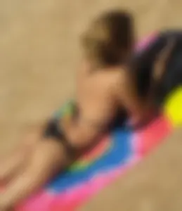 Thong girl on the beach with a great ass