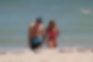 Collection of milfs in bikinis on the beach