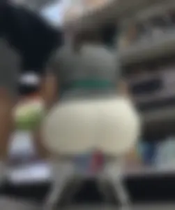 Amazing Asian in white yoga shorts upshot bends squat at Target