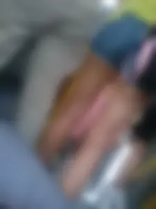 Girl with Long Skinny Legs and Sexy Booty in Jeans Mini Shorts Public Bus Creepshot