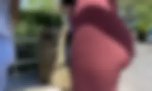 Must see! Nice Ass in red leggings   Not OC
