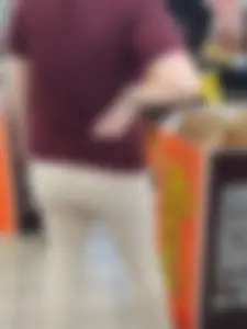 Girl in a gas station