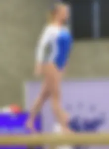 Candid gymnasts
