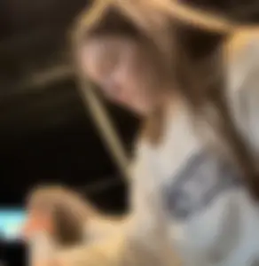 Skinny And Tight College Girl In Blue Leggings Bends Over For Me (Upshots)