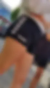 Amazing German girl with nice thighs
