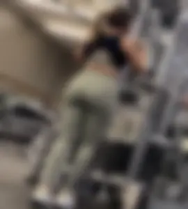 THICK LATINA AT THE GYM