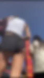 She was showing off her tan line