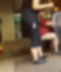 A Chubby Waiter Girl in Tights, Collection of Creepshots