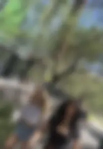 Busty brunette and her cute blonde friend OC