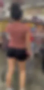 Slim Thick Latina In Tight Shorts