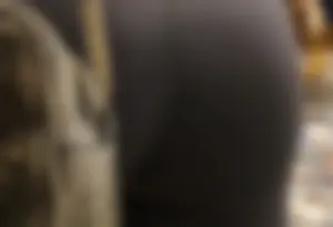 Incredible white bubble ASS. Close up. GIF.