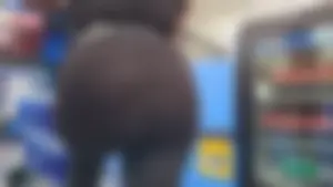 THICK Big Ass Latina Milf In See Through Black Leggings