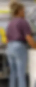Blonde Latina milf tight ass in jeans