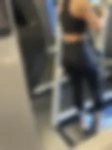 Extremely fit milf deadlifting in front of me