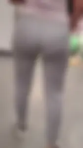 Major VPL in tight grey pants (OC)