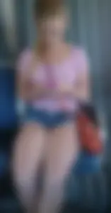 Cute Young Girl in Jean Mini Shorts - Hot Chunky Legs