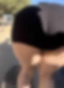 Pawg cheeks hanging out in black romper
