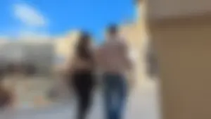 Latina with a booty VTL walking in front of me