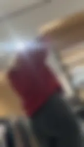 Thick Blonde Lululemon Pawg Employee with a fat cameltoe