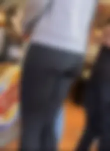 Bubble Teen Butt - Black Leggings