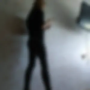 Girl in Skinny Jeans Home Creepshot From Low Angle