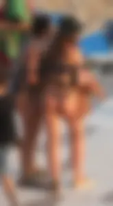 Hotel Balcony Telephoto Candids - Beach Pool Bikini Mega