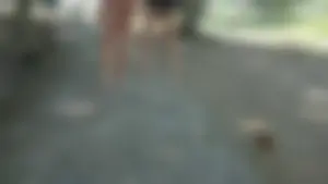 Girl with a nice ass in wet white bikini bottom