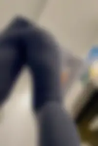 Skinny And Tight College Girl In Blue Leggings Bends Over For Me (Upshots)
