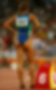 Candid track girls and runners