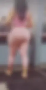 Ebony In Pink Yoga Pants At Dmv
