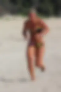Lifeguard tournament girls on the beach