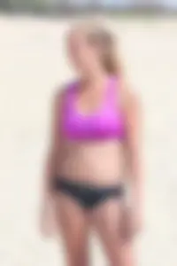 Lifeguard tournament girls on the beach