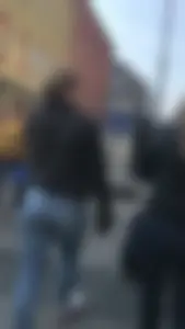 Candid babe with a nice ass in tight jeans