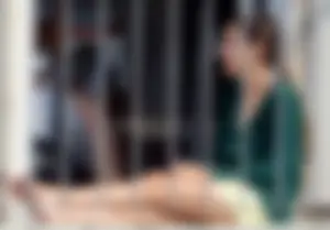 Neighbor student upskirted showing her panties and in bikinis