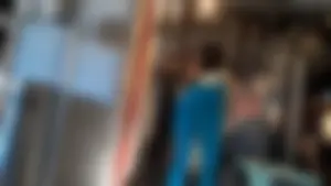 Gym Girl Bending Over in Blue Leggings (OC and GIFS)
