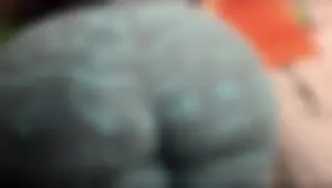Close up and upshot of Latina big ass